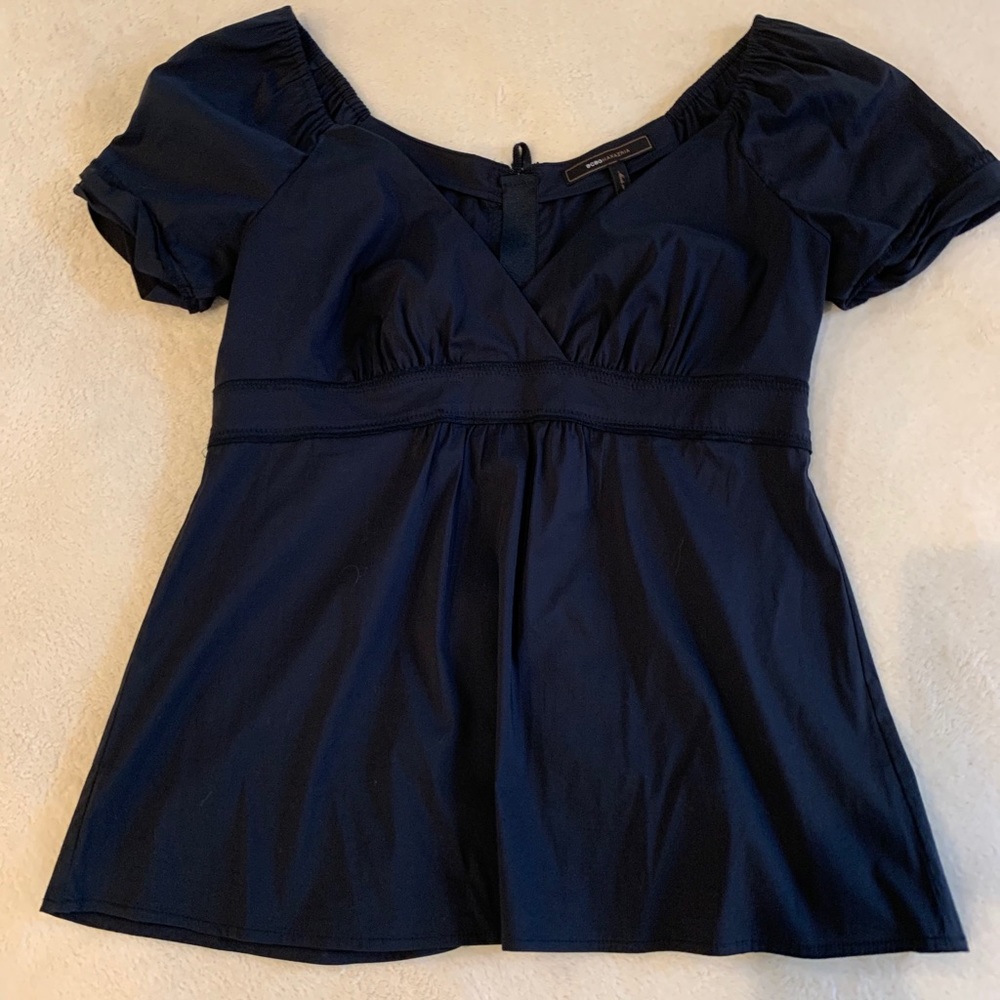 Off Shoulder BCBG MaxAzria Empire Waist Blouse